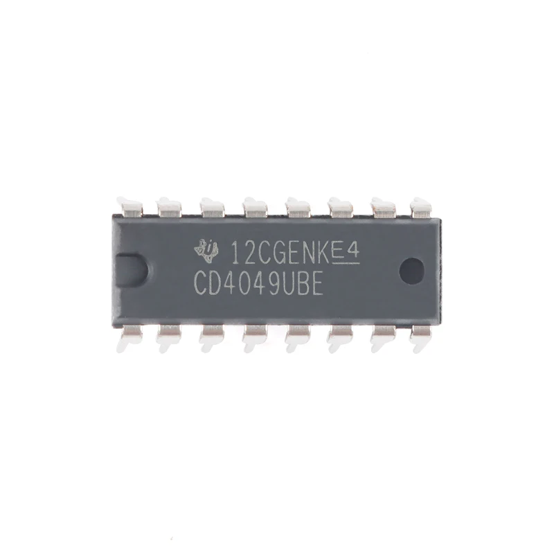 5pcs Original authentic straight plug CD4049UBE PDIP-16 six-way reverse buffer converter chip