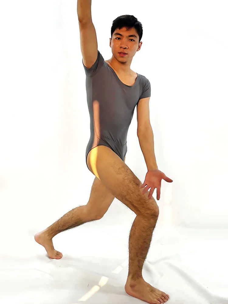 الأبيض الباليه أكمام U الرقبة يوتار النايلون عارية الذراعين دنة Dancewear الجمباز يوتار اليوغا الرقص ارتداءها زي بذلة