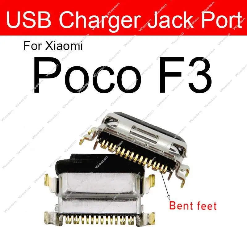 USB Charger Port For Xiaomi POCO F1 F2 Pro F3 F4 GT M2 M3 X2 X3 Pro GT X3NFC C3 USB Charging Dock Connector Jack Socket Flex