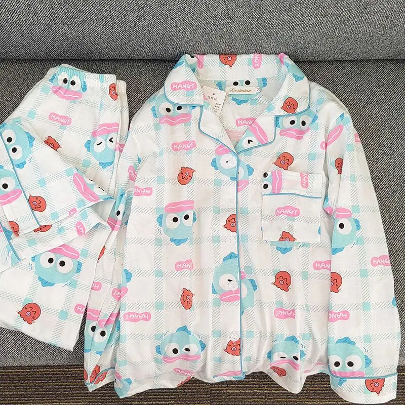 Pijama Sin Chan Man and Woman Pajama Sinchan Cotton Autumn Long-sleeved Trousers Sets Japanese Pajamas for Couples Man Sleepwear