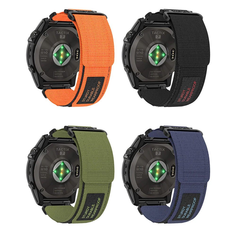 Sports Nylon 22mm 26mm Strap For Garmin Descent Mk3i 51mm Mk2 Bracelet For Garmin Enduro 2 MARQ/Epix Gen 2 Band Quick Accessorie image 2