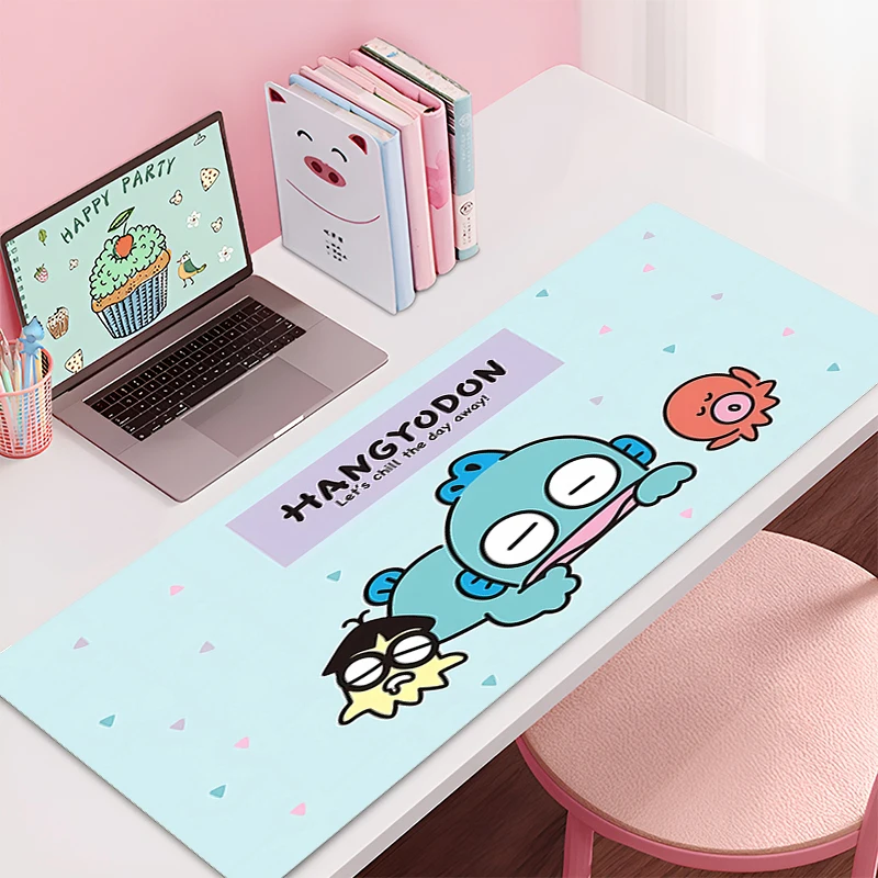 

Mouse Pad Hangyodon Non-Slip Rubber Edge locking mousepads Game play mats notebook computer Fashion Home Decor Sanrio style gift