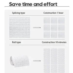 Hình nền gạch xốp cổ tự thân, nhãn dán tường 3D không thấm nước, trang trí phòng và phòng ngủ, 70cm x 1 m, 5 m, 10m 12 Hình nền bán hàng chính cho phòng - 7