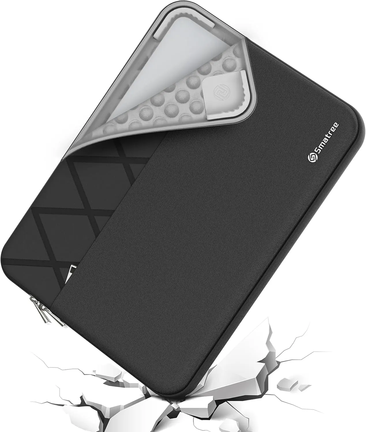 

16-Inch Gaming Laptop Sleeve with Shock Protection, Water-Resistant Case with Accessory Pocket and Luggage Strap