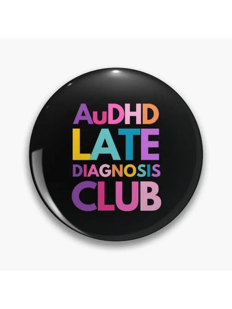 Broche bouton souple pour diagnostic de fuite Audhd pour femme, épinglette de collier, insigne de club, vêtements et chapeau, décor de mode créatif mignon, cadeau