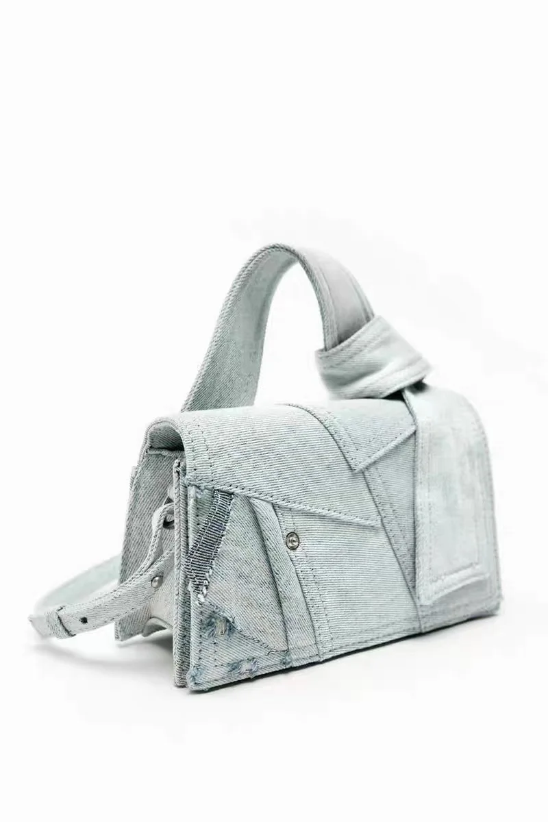 Nuove borse a tracolla a spalla singola in Denim borsa a tracolla portatile di nuova moda di tendenza borse a tracolla versatili da viaggio