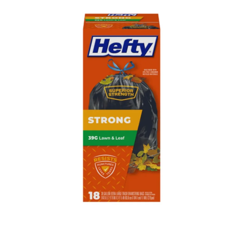 

Hefty Trash Bags Drawstring Extra Large 39 Gallon