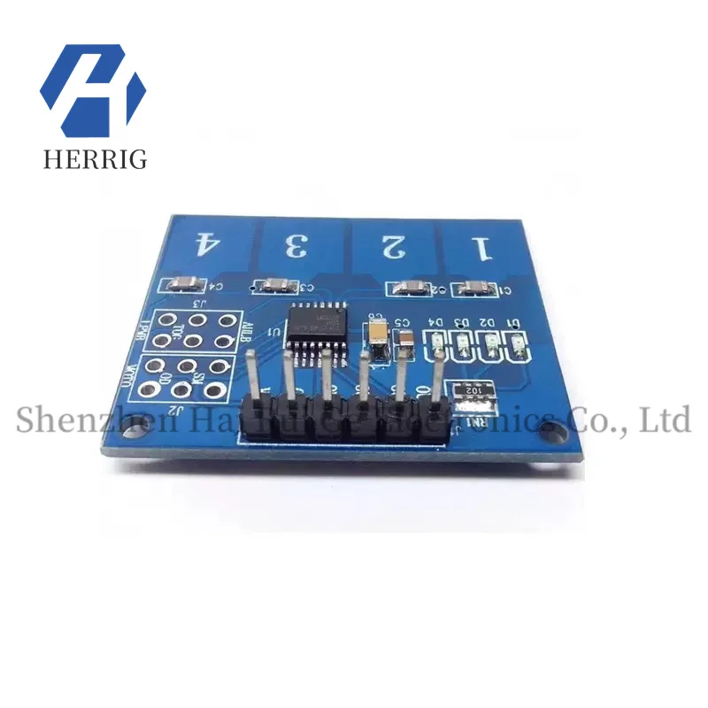 1PCS Supply TTP224 4CH Capacitive Touch Switch Digital Touch Sensor Module