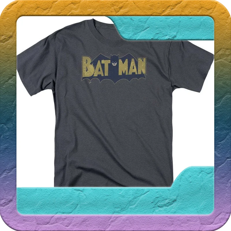 

Bat Classic Yellow Logo Perfect Gift European And American Loose T-Shirt Sports Fans Cute Clothes Vintage Clothes Men Graphic