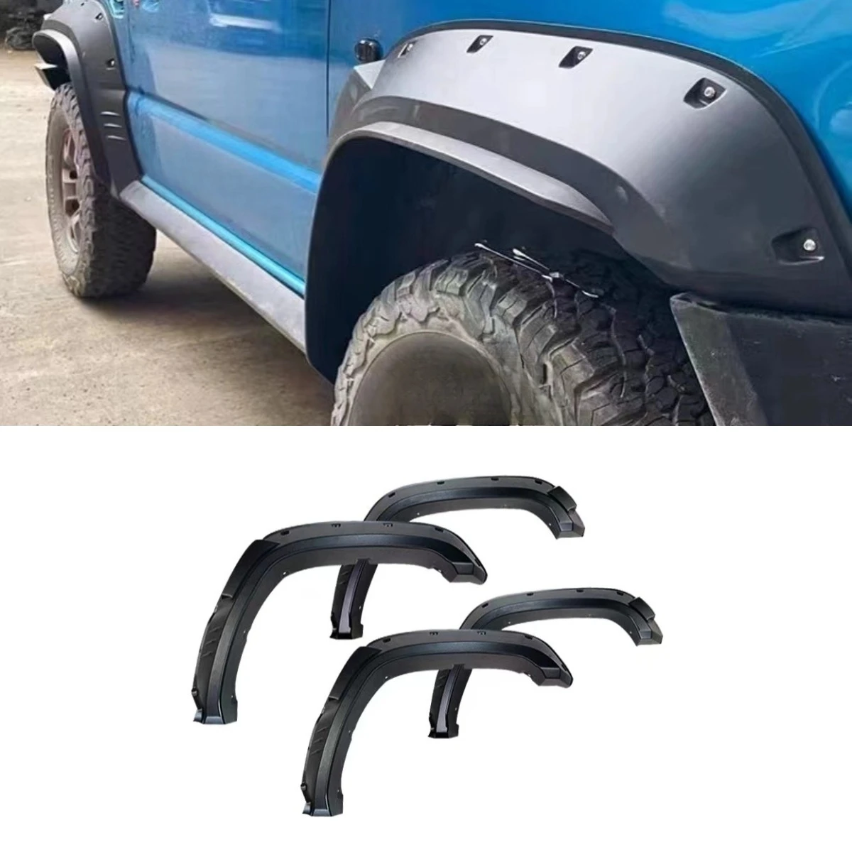 

Заднее колесо автомобиля, широкая арка, высокая конфигурация колес для Suzuki Jimny JB740, комплект кузова, автомобильные аксессуары