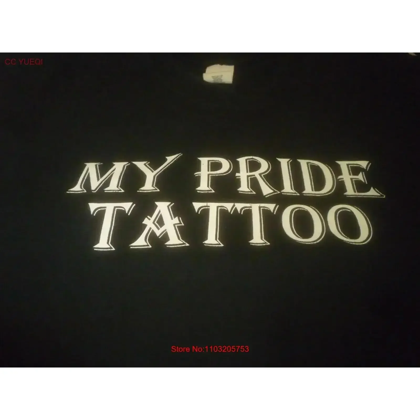 

My Pride Tattoo T Shirt Used Size L Very Good Condition vintage Washed Casual Top For Everyday Wear Comfortable graphic homme