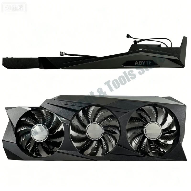 Neues Ersatzgehäuse mit Lüftern für GIGABYTE RTX 3080, 3080 Ti, 3090 Gaming Eagle Snow Eagle Grafikkarten – Detail 4