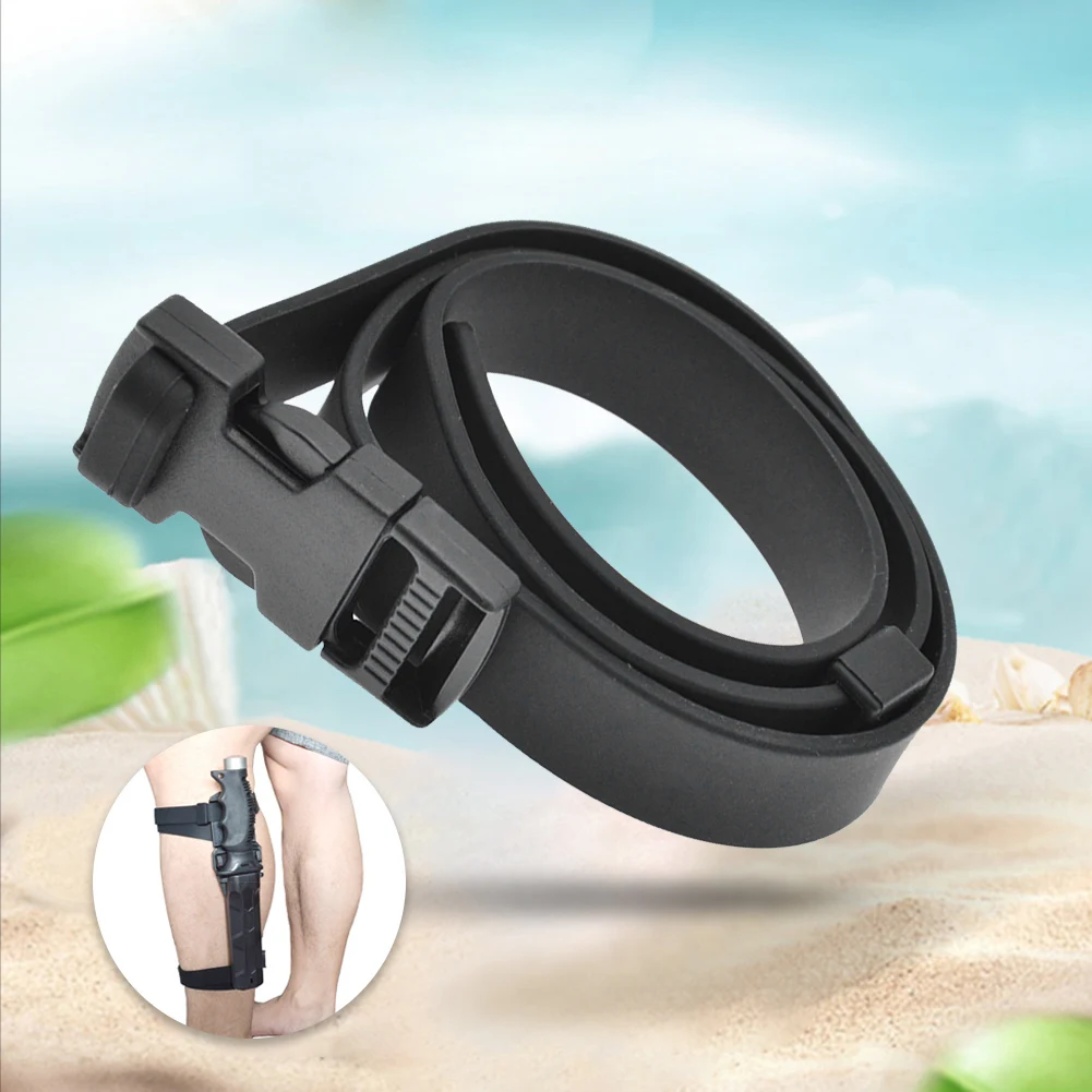 Cinturino per coltello in gomma Cinturino di ricambio per snorkeling a sgancio rapido Cinturino per coltello da pesca subacquea per pesca subacquea all'aperto Snorkeling