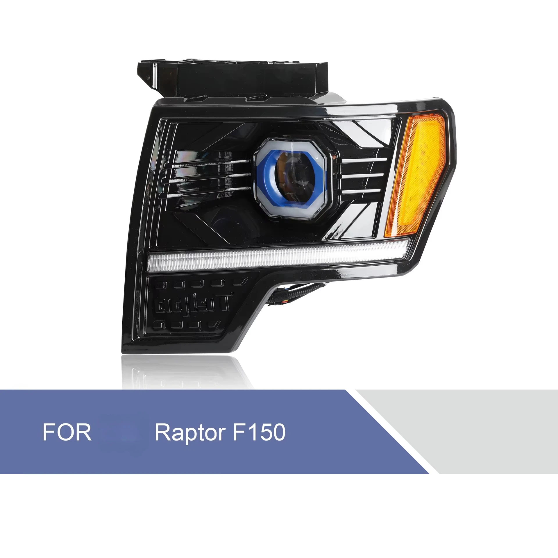 2015-2017F150 Headlight LED Assembly Modification with Daytime Running Lights Model HZ-H013 24V Input