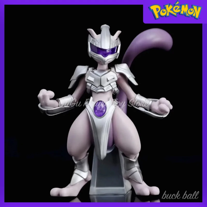 Pokemon Figur Mewtwo Anime Figur Stahl Mewtwo Action Figur PVC Statue Modell Sammlung 11cm Dekorationen Spielzeug für Kinder Geschenke