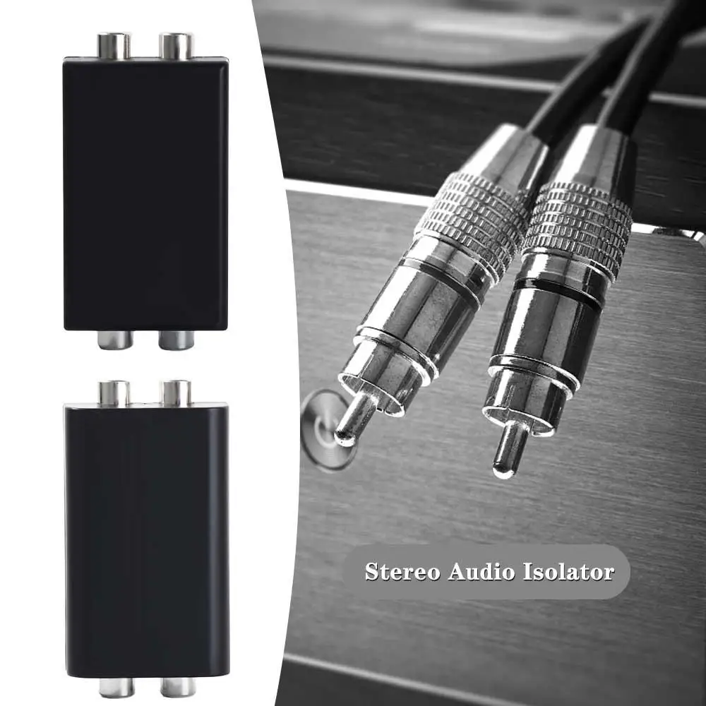 Adapters Ground Loop Audio System RCA  Aux Hum Noise Suppressor Car Audio Isolato Noise Isolator Buzzing Filter Noise Eliminate
