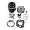 47ミリメートル70ccビッグボアシリンダーキット & derbi用50 gprレース千田r sm drd x-treme 50cc D50B0 2ストロークオートバイ 2