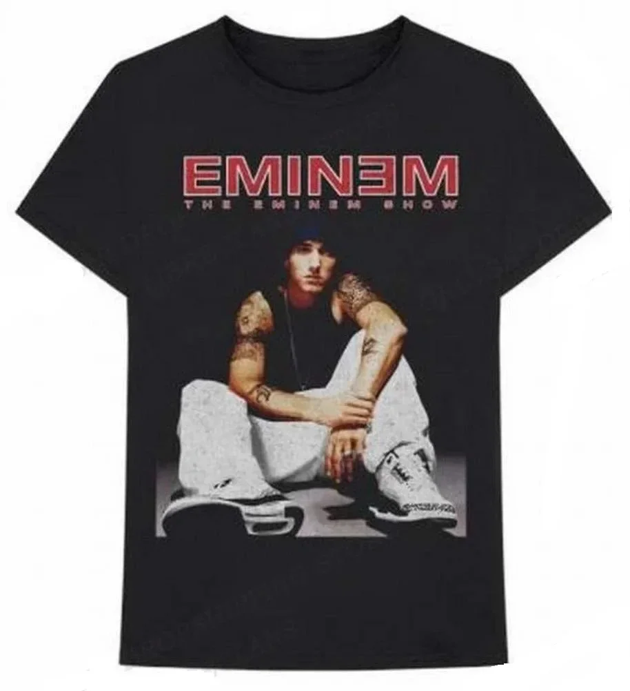 Beroemde Rapper Eminem T-shirt Mannen Mode T-shirts TKids Hip Hop Tops Tees Vrouwen T-shirt Rock Camisetas Jongen Tees 71800