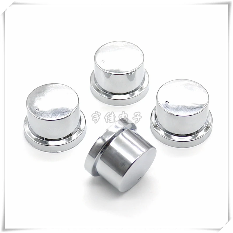 5PCS 25×16MM Plastic Knob cap, Silver water-plated Knob cap, Potentiometer Knob cap, Audio Volume Cap