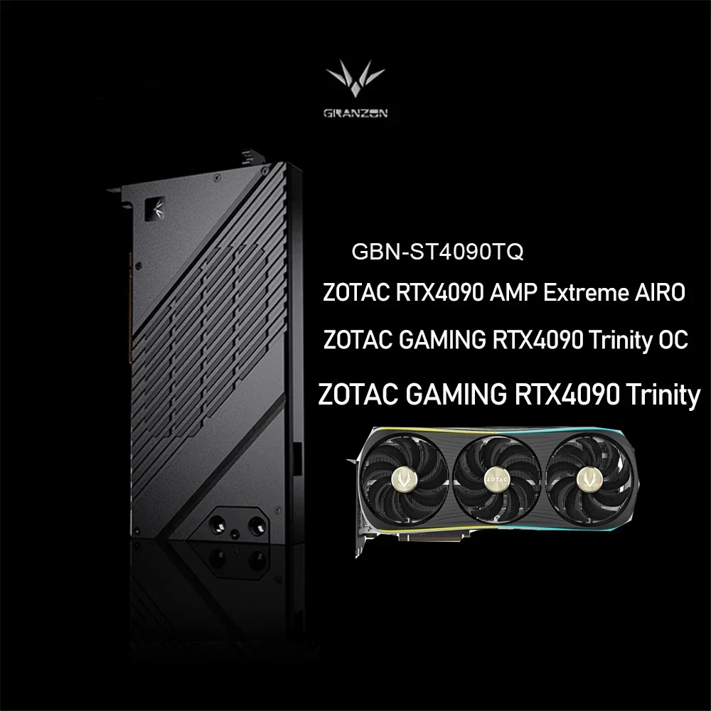 

Блок графического процессора Granzon для ZOTAC RTX4090 Trinity OC/AMP Extreme AIRO, водяное охлаждение/видеокарта/медный радиатор