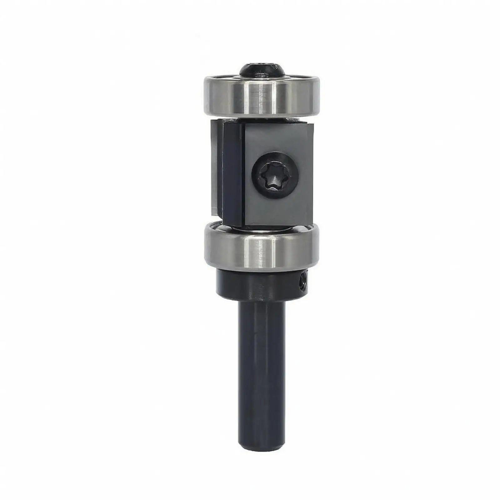 Double-Bearing Flush Trim Router Bit | Two-Flute Cutting Design, Flush Cut Router Bit, for carpentry