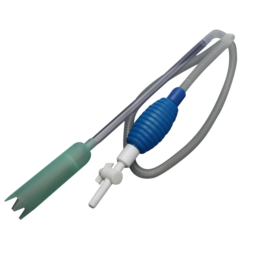 

Manual Water Absorber 2M Fish Tank Cleaner Aquarium Gravel Straw Tool Easy Install Maintenance Water Changing Hygienic Perfect