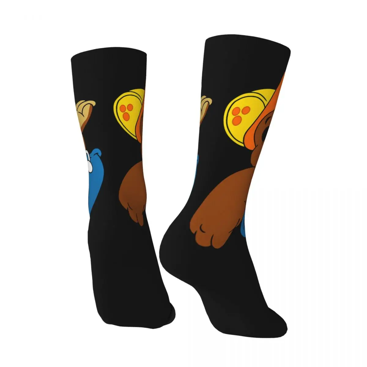 Hip Hop Retro Digger Active Crazy Men's Compression Socks Unisex Mole Digging Harajuku Pattern Printed Funny Happy Crew Sock