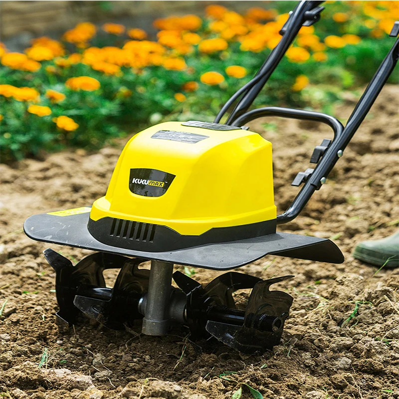 2400W Electric Small Tillage Ripper Micro-tiller Household Small Plowing Machine Scarifier Orchard Greenhouse Rotary Tiller 220V