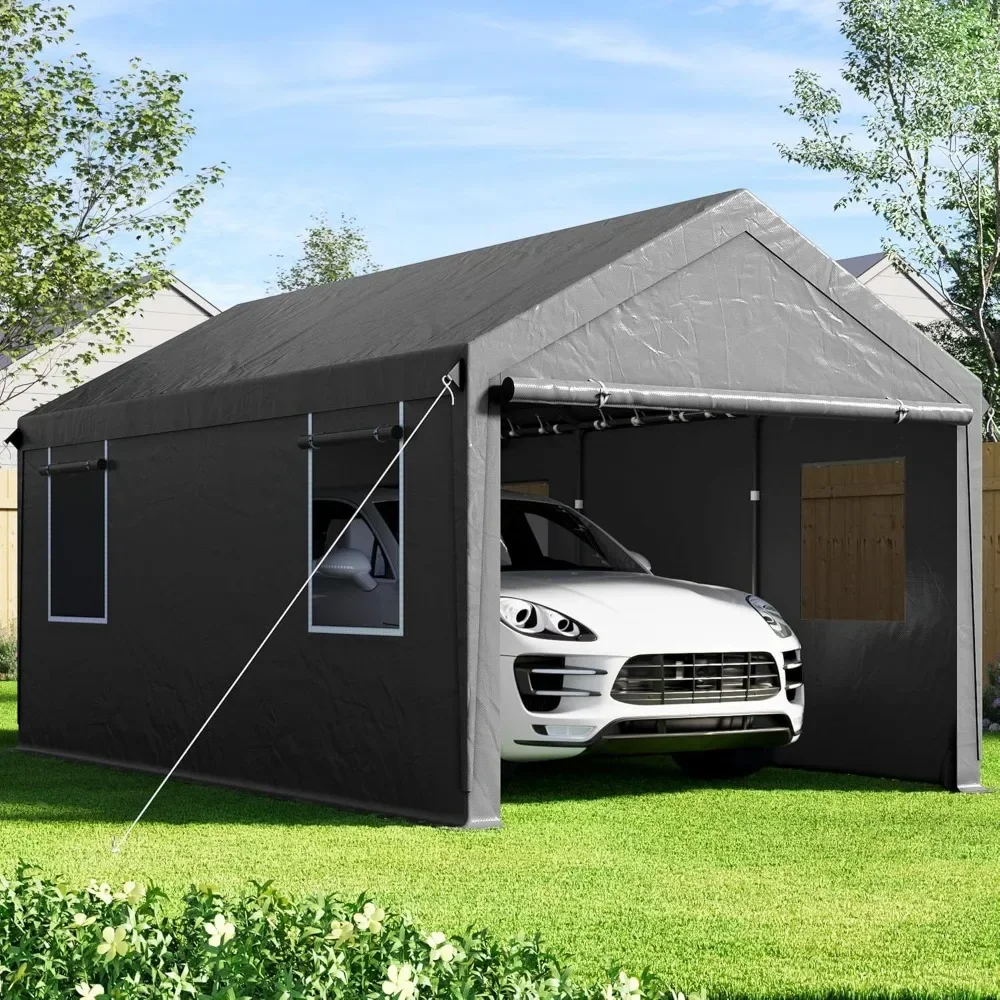 

Для гаража 10 'x 20' с съемными боковыми и дверными стенками, вентилируемые окна, сверхпрочный гараж