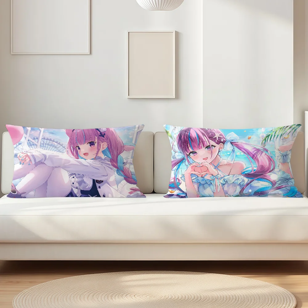 Virtual Musican M-Minato Aqua Pillow Case Suitable For Decorating Homes Bedrooms Children Room Sofas And Other Places