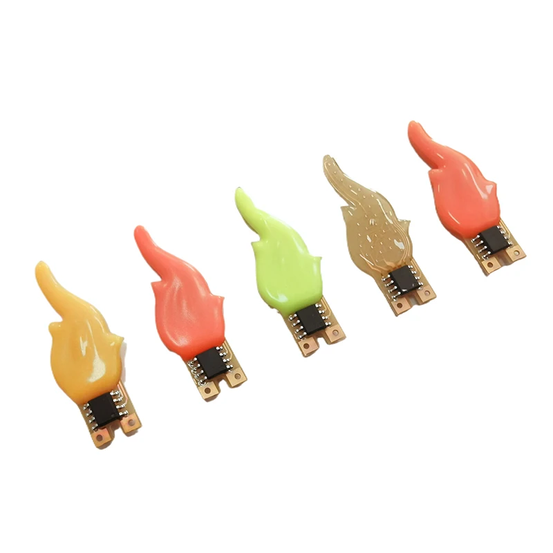 3v Led Cob Flash Candles Flexible Filament Diode Light Decoration Light Bulb Accessories Diy Candle Light Parts