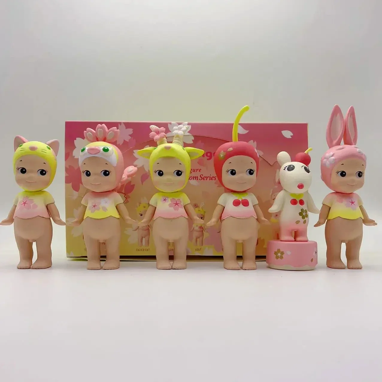 5-6Pcs 소니 엔젤 벚꽃 봄 시리즈 한정판 블라인드 박스 미스터리 장난감 선물 컬렉션 카와이 귀여운 피규어 인형