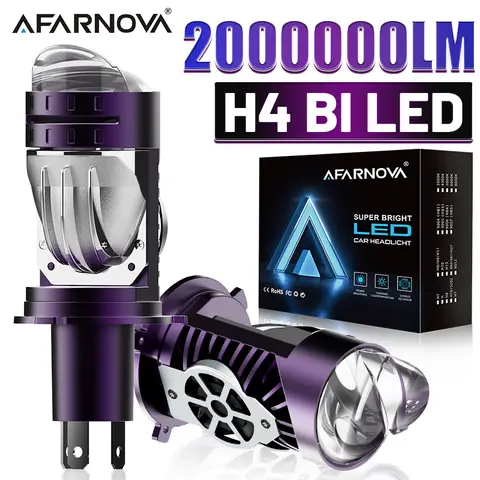 LED Headlight Bulb Projector New H4/9003/HB2 Canbus Super Bright LED 2000W 2000000LM 6000K Hi/Low Beam Apply For Car&Motorcycle