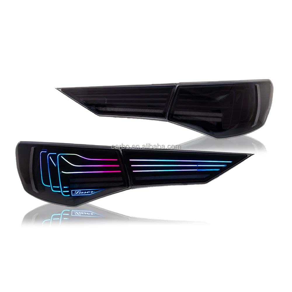 

For Nissan Sylphy Sentra 2019-2021 LED Tail Lights Red Smoke PP Material Running Lamp With 12V Volta New Condition Rear Lamp