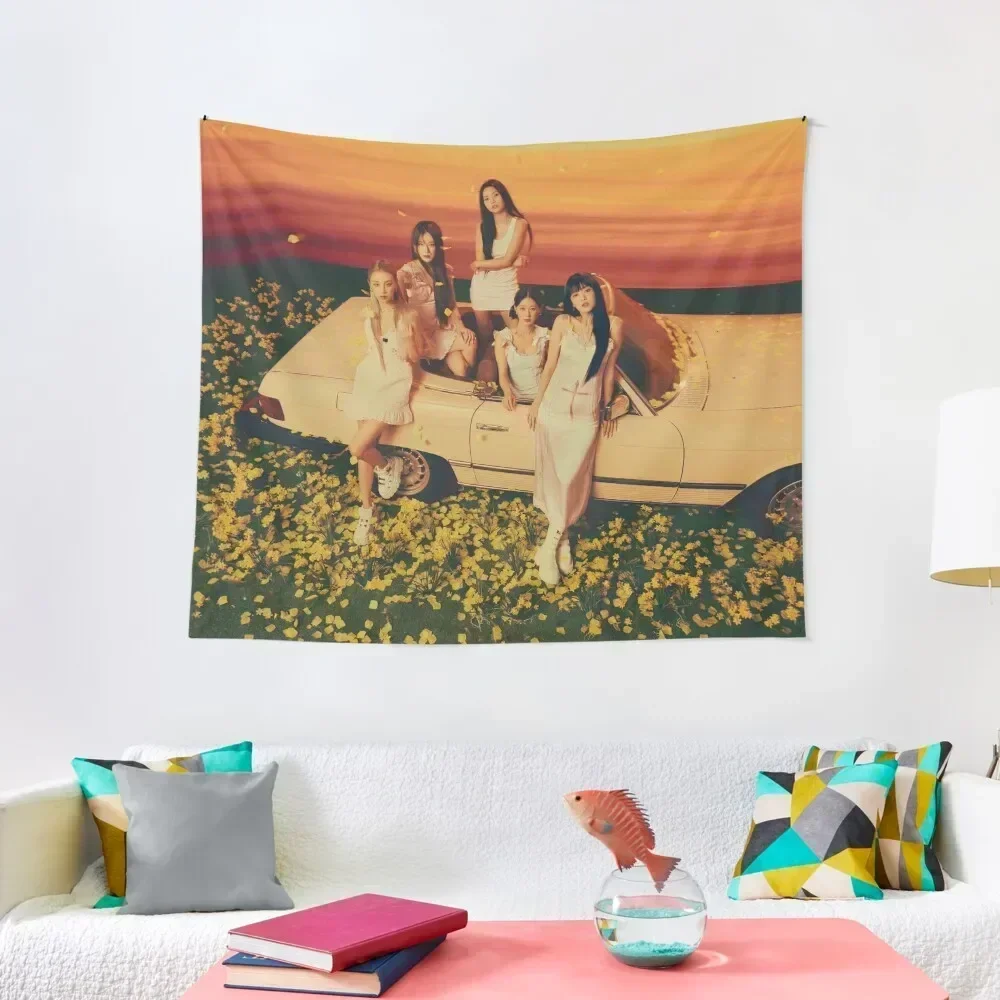 

(G)-IDLE - HEAT Tapestry Tapete For The Wall Bedroom Deco Cute Decor Outdoor Decor Tapestry