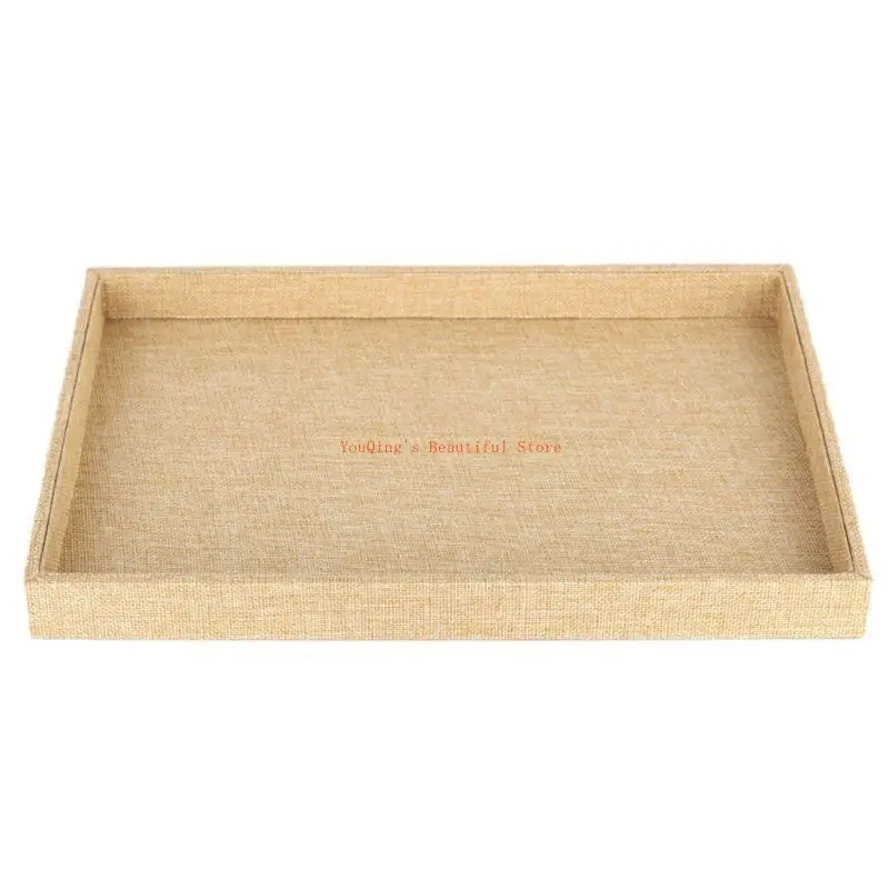 

N0HE Ring Earrings Trays Showcase Display Jewelry Box Showcase Display for Case Storage Ring Earrings Gray