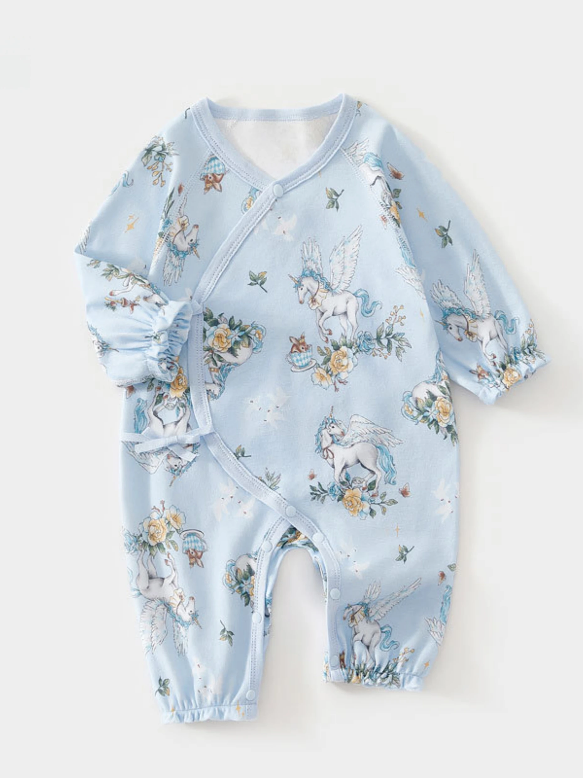 กางเกงขายาวผ้าฝ้ายแท้ นุ่ม ระบายอากาศดี สำหรับเด็กแรกเกิด ฤดูใบไม้ผลิ ฤดูใบไม้ร่วง ไม่มีตะเข็บ น่ารัก หวาน ดีไซน์ Dr Ins Sle ผ้าฝ้าย...