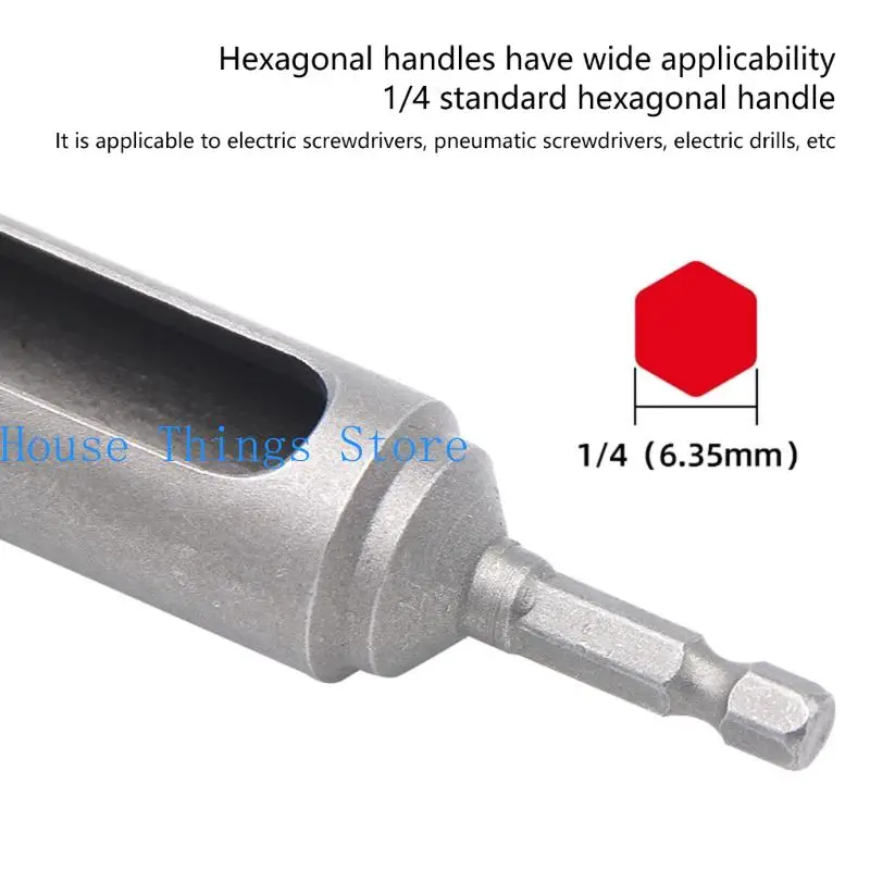 652F Mở Nut Trình điều khiển Nut Socket Tác động Điện SHANK SLOTED SLOTTE