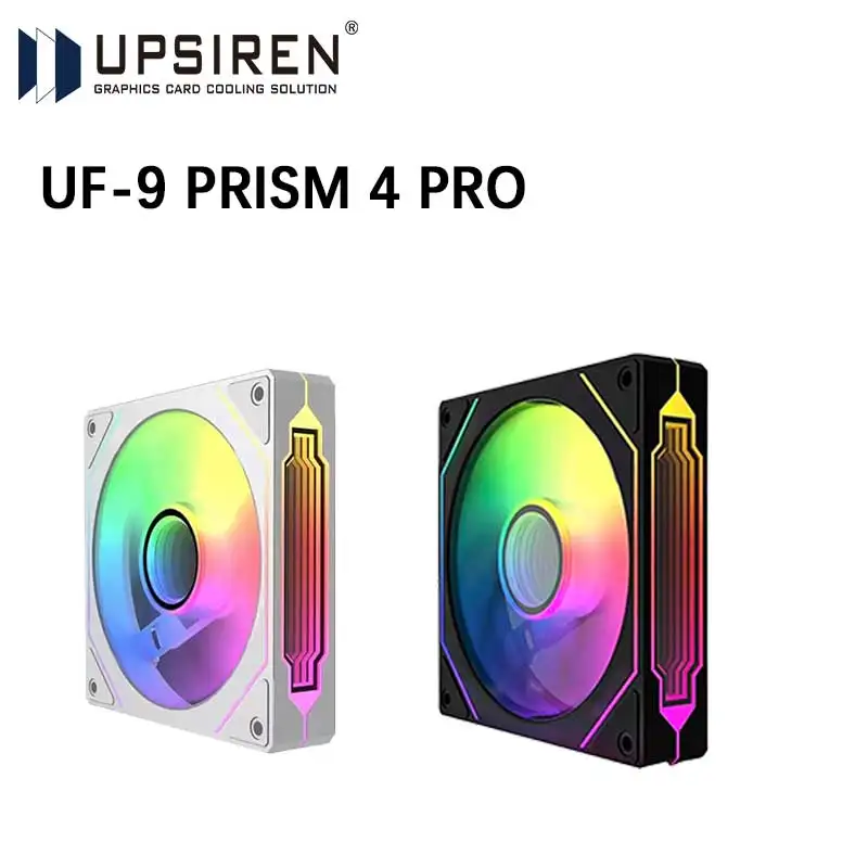 

UPSIREN UF-9 PRISM 4 PRO Computer Chassis Fan 92mm ARGB 4 Pin PWM Quiet Cooling Fan 12V Large Air Volume 40CFM/800-2500RPM