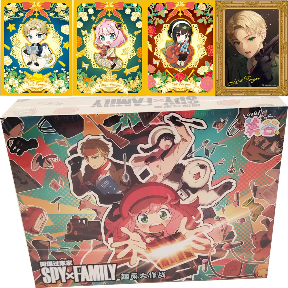 Japanische Familienkomödie Anime-Sammelkarten für Fans mit klassischen Cartoon-Charakteren Hochwertige Exquisite Karten Geburtstagsgeschenke