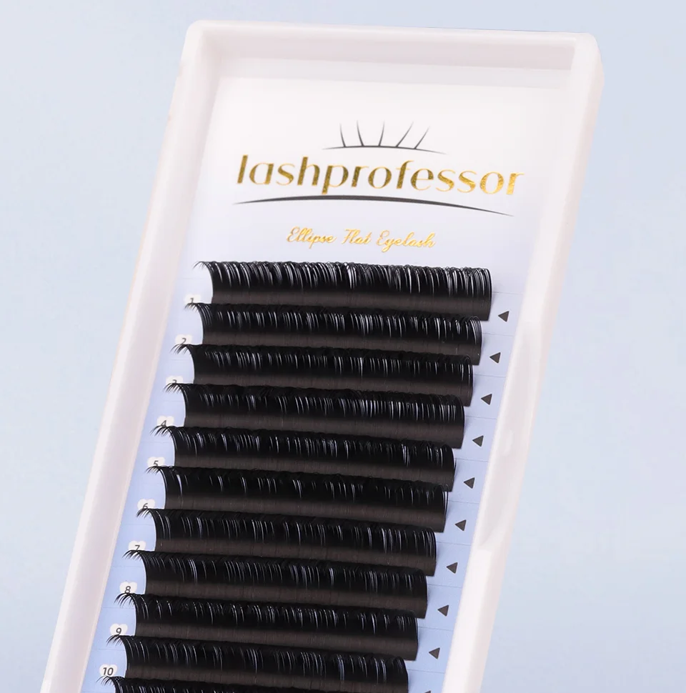 Lashprofessor Ellipse Flache Wimpernverlängerung 0.15 0.20 C CC D DD Doppelspitzige Klassische Einzelwimpern – Detail 13