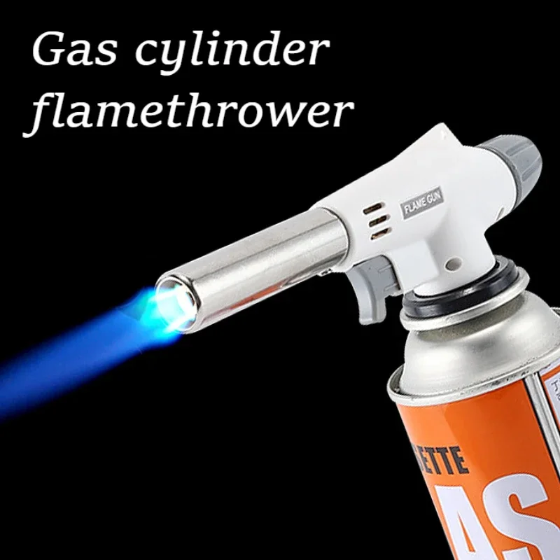 Flame Spray Gun Kitchen BBQ Welding Gas Flamethrower Multifunction Igniter Outdoor Stove Camping Cooking Airbrush