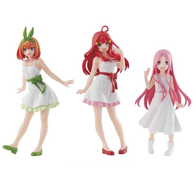 2022 In stock 11cm 3pcs/lot Japanese original anime figure Nakano Yotsuba/Nakano Itsuki action figure collectible model toys