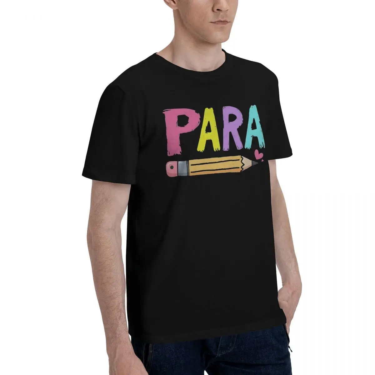 Colorful PARA Pencil Art Movement T-shirts Top quality Leisure Champion premium USA Size