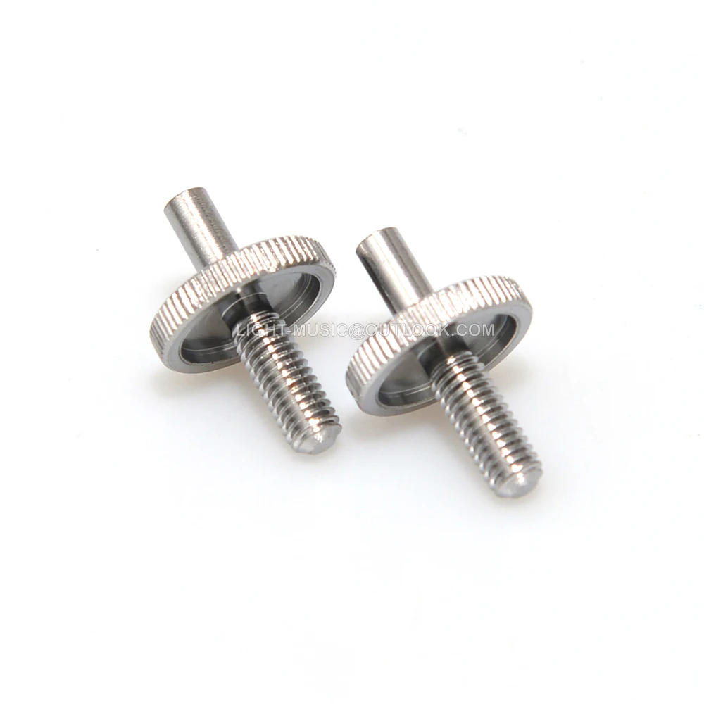 2pcs/set Iron Guitar Bridge Studs Anchors Locking Posts for LP Electric Guitar Bridge Parts