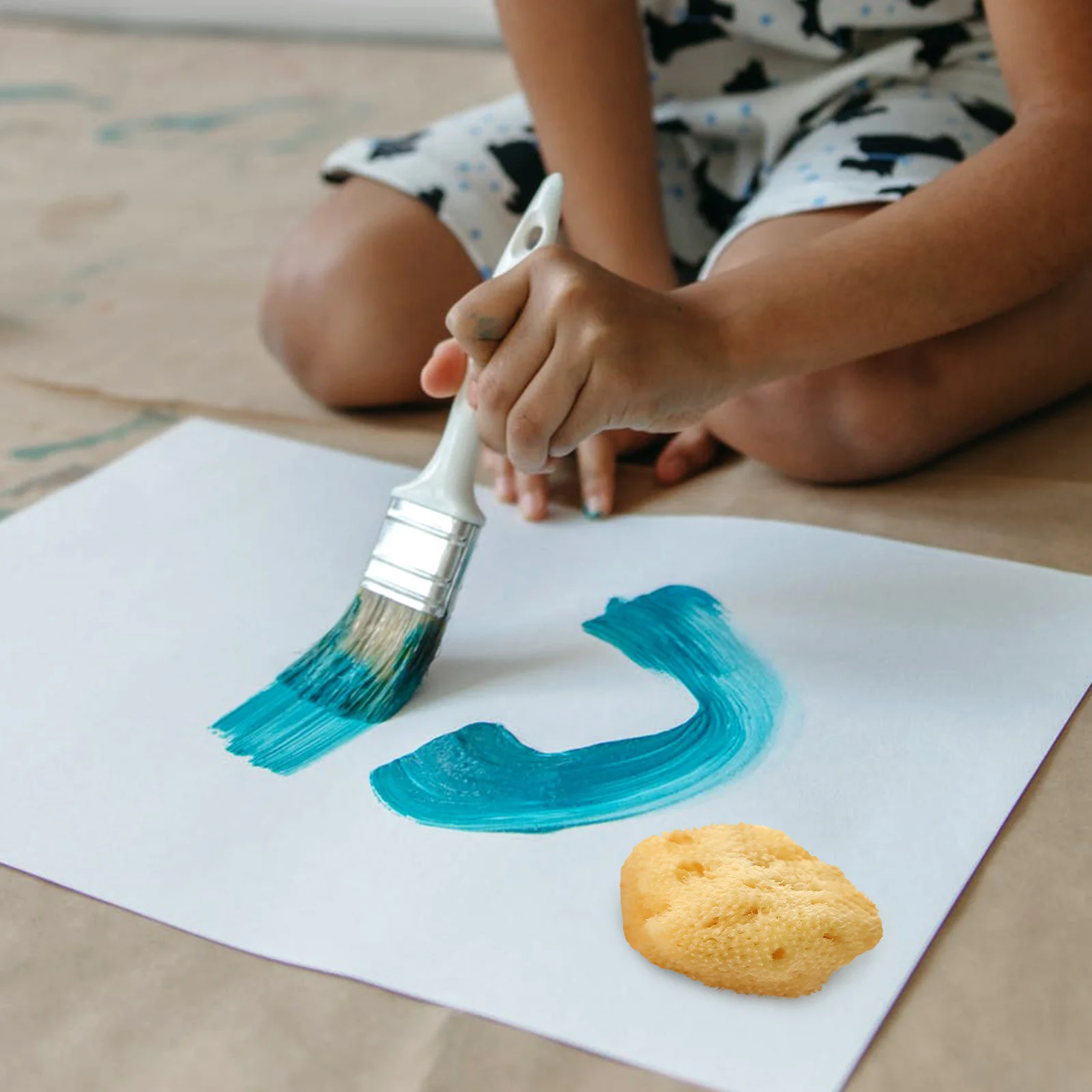 

12 Pieces Art Painting Sponge Watercolor Texture Tool for Drawing Doodling DIY Crafts Enhances Creativity and Cognitive