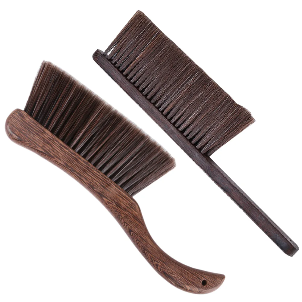 

2 Pcs Guzheng Brush Practical Cleaning Soft Meter Affordable Brushes Musical Instruments Hand Dusters Wood