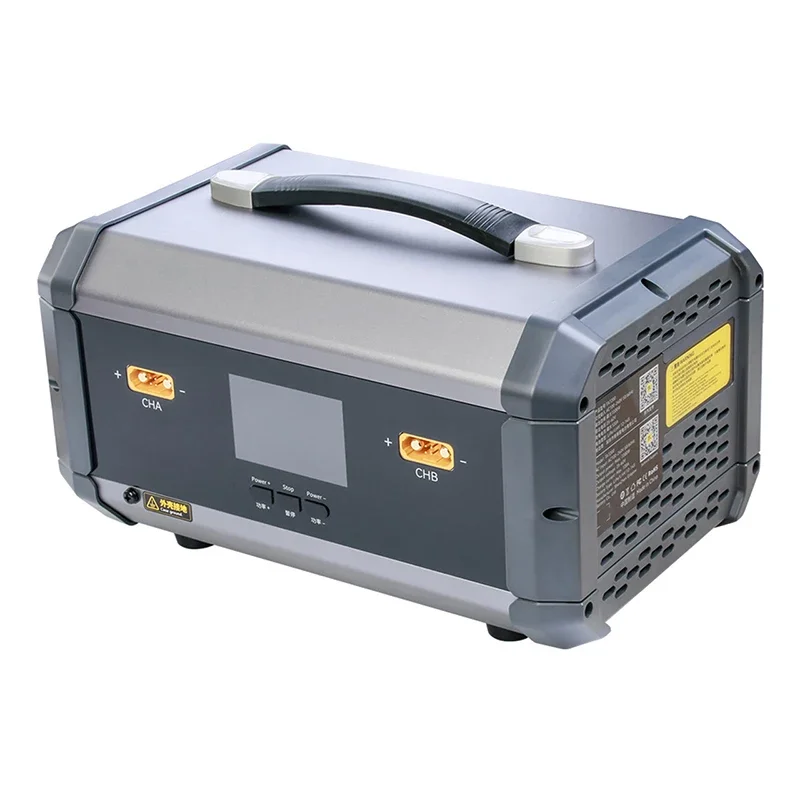 Cargador inteligente dual Tattu 120A/ 7200W o 12S-14S LiHV LiPo Tattu Batería inteligente