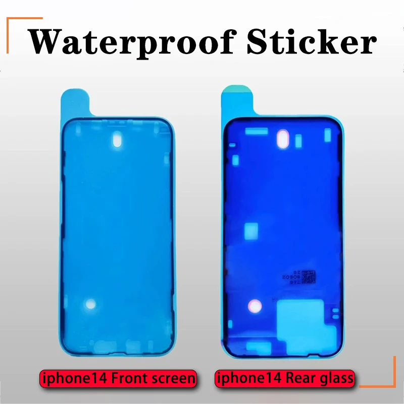 50pcs Original Back Cover Side Waterproof Seal Sticker for iPhone 15 Plus 14 Pro Max Front LCD Adhesive glass waterproof sticker