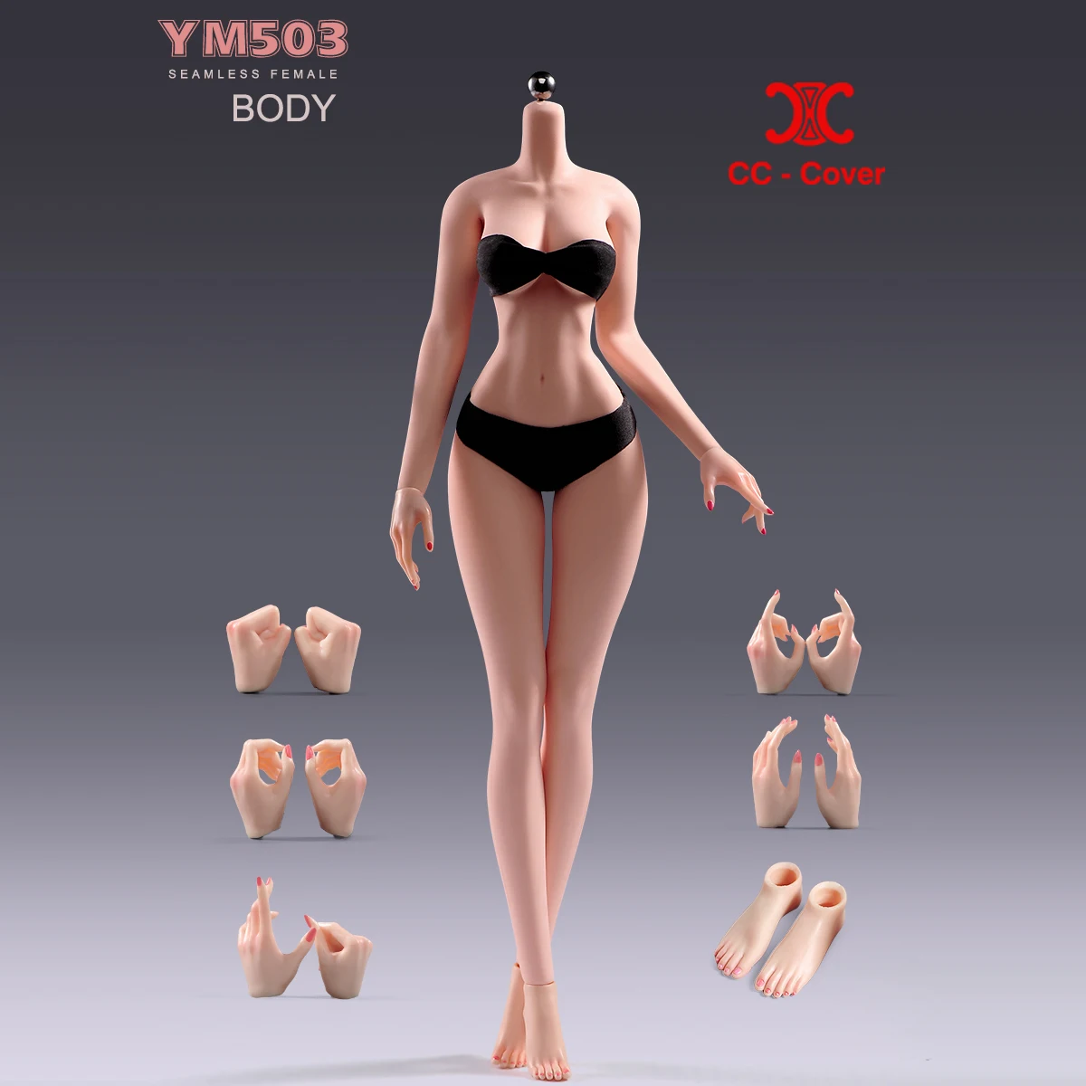 YM503 1/6 プラチナシリコンワイドヒップスレンダーウエスト巨乳ボディ生理学的詳細 12 インチ女性アクションフィギュアモデル